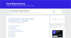 Desktop Screenshot of findboomtowns.com